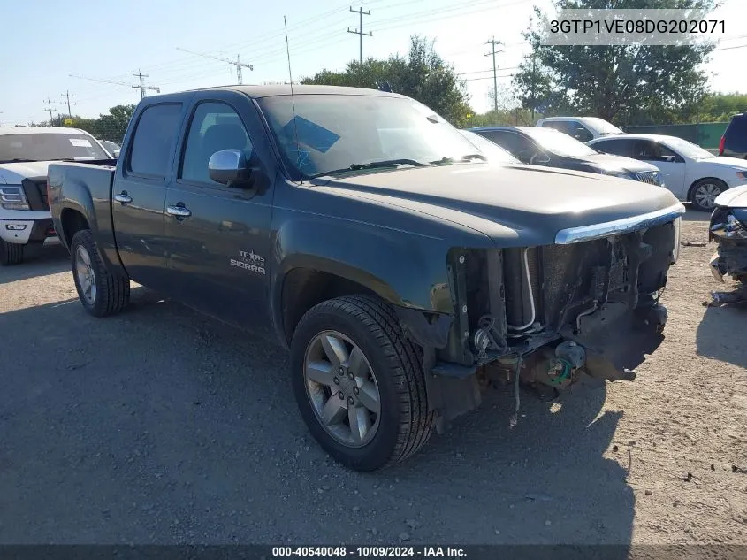 2013 GMC Sierra 1500 C1500 Sle VIN: 3GTP1VE08DG202071 Lot: 40540048