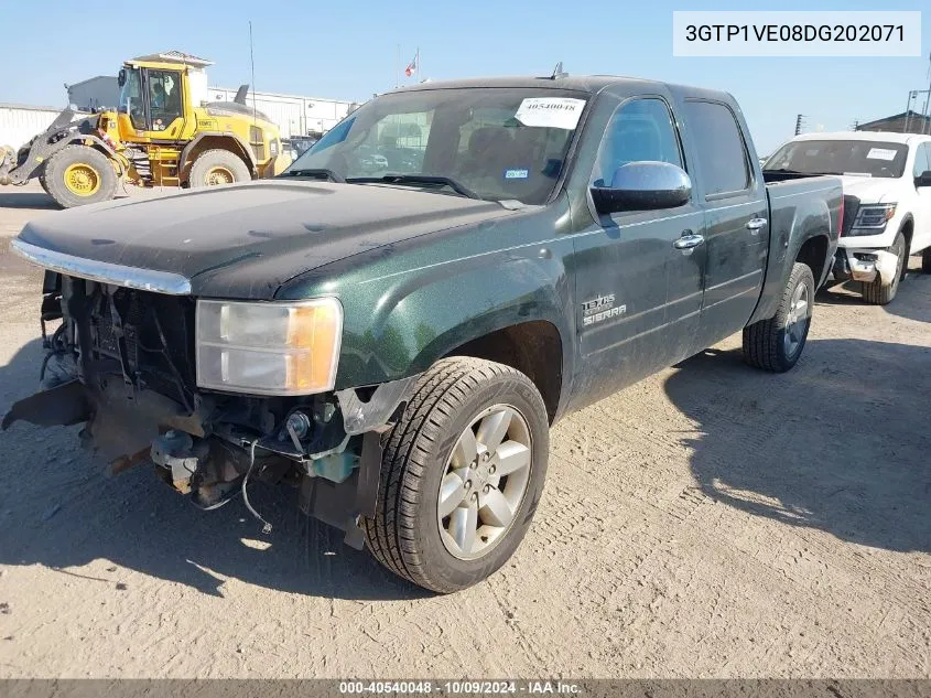 2013 GMC Sierra 1500 C1500 Sle VIN: 3GTP1VE08DG202071 Lot: 40540048