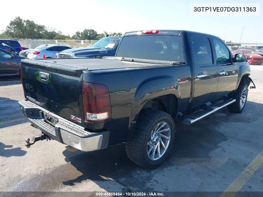 2013 GMC Sierra 1500 Sle VIN: 3GTP1VE07DG311363 Lot: 40559454