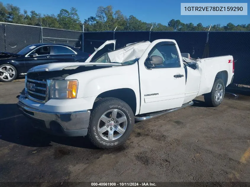 2013 GMC Sierra 1500 Sle VIN: 1GTR2VE78DZ159290 Lot: 40561908