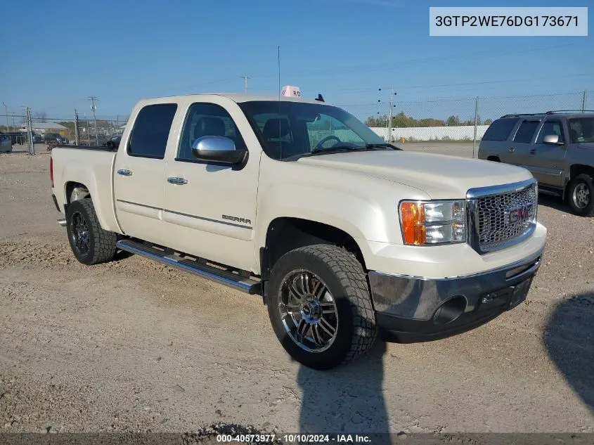 2013 GMC Sierra 1500 Slt VIN: 3GTP2WE76DG173671 Lot: 40573977