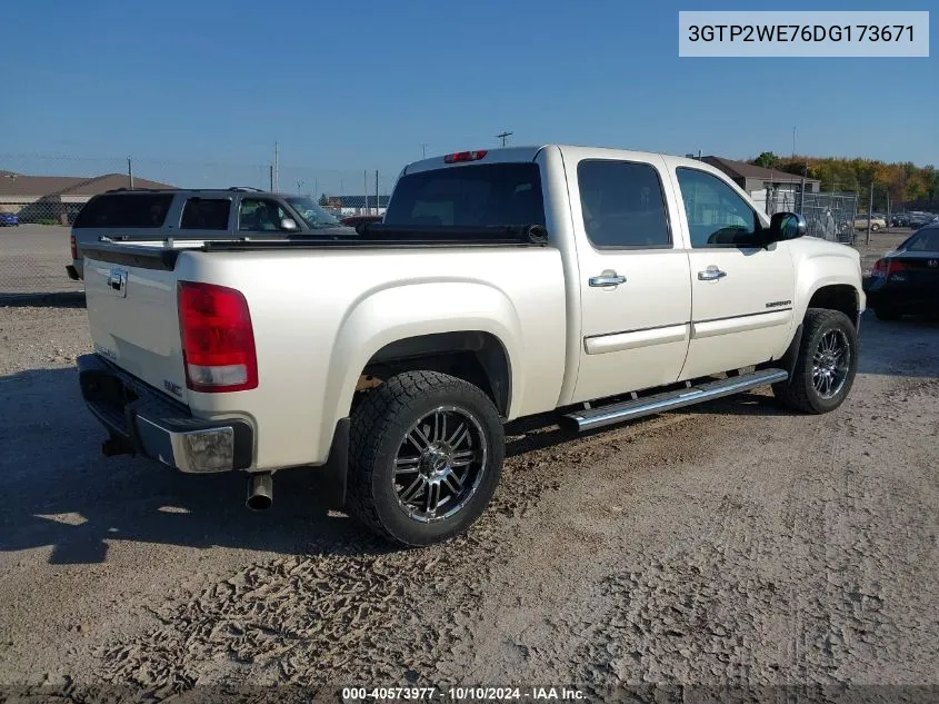 2013 GMC Sierra 1500 Slt VIN: 3GTP2WE76DG173671 Lot: 40573977