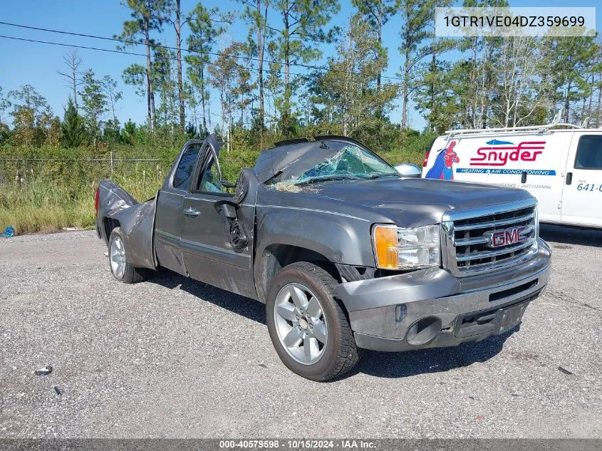 2013 GMC Sierra 1500 Sle VIN: 1GTR1VE04DZ359699 Lot: 40579598