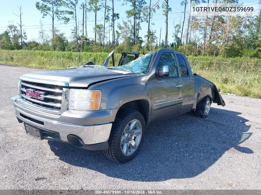 2013 GMC Sierra 1500 Sle VIN: 1GTR1VE04DZ359699 Lot: 40579598