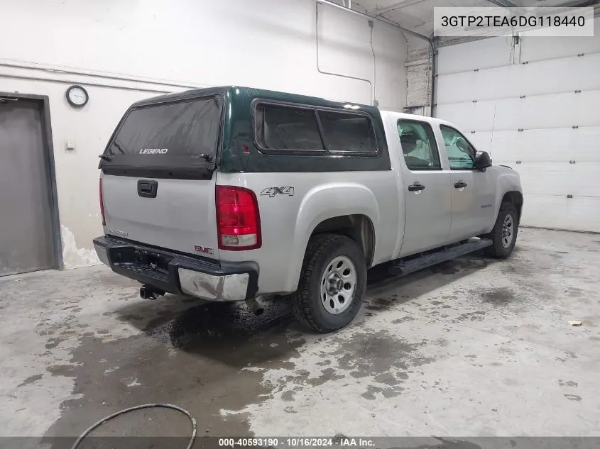 2013 GMC Sierra 1500 Work Truck VIN: 3GTP2TEA6DG118440 Lot: 40593190