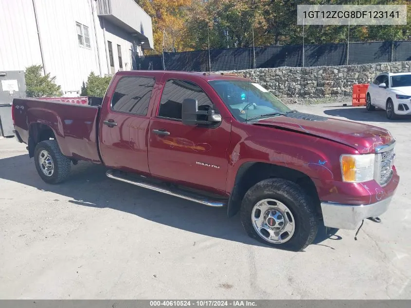 2013 GMC Sierra 2500Hd Work Truck VIN: 1GT12ZCG8DF123141 Lot: 40610524