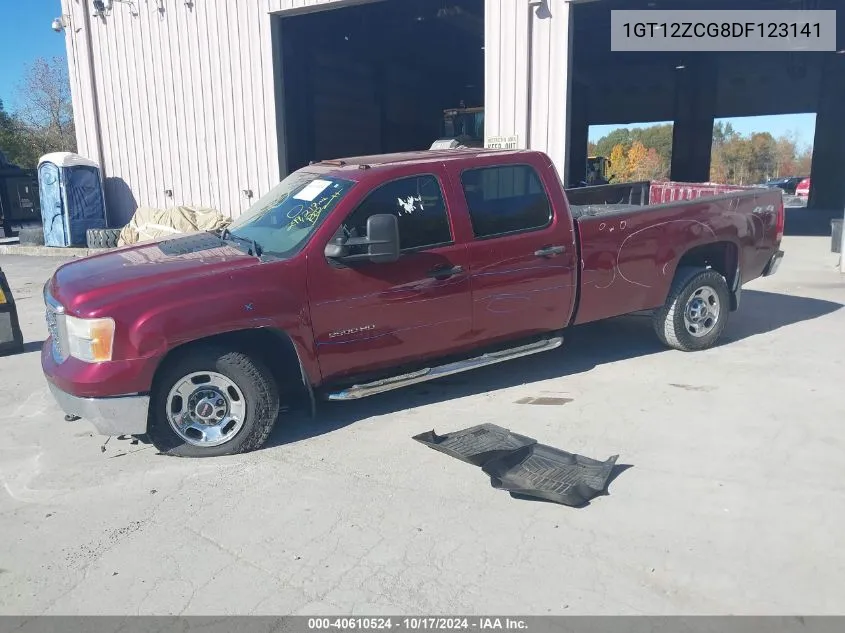 2013 GMC Sierra 2500Hd Work Truck VIN: 1GT12ZCG8DF123141 Lot: 40610524