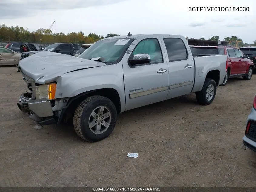 2013 GMC Sierra 1500 Sle VIN: 3GTP1VE01DG184030 Lot: 40616608