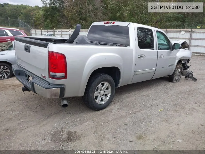 2013 GMC Sierra 1500 Sle VIN: 3GTP1VE01DG184030 Lot: 40616608