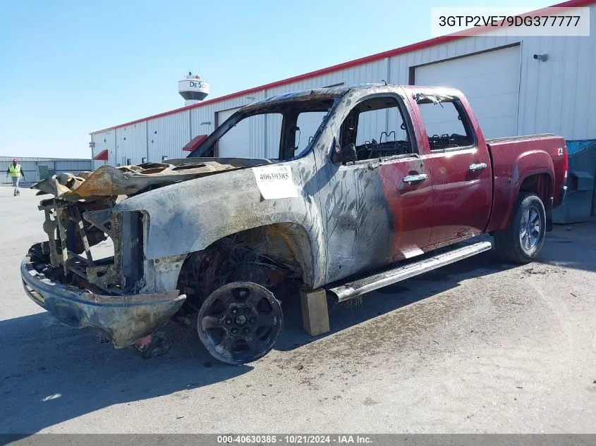 2013 GMC Sierra 1500 Sle VIN: 3GTP2VE79DG377777 Lot: 40630385