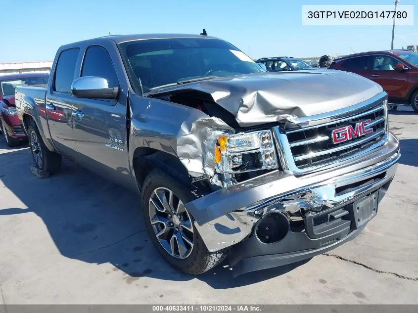 2013 GMC Sierra C1500 Sle VIN: 3GTP1VE02DG147780 Lot: 40633411