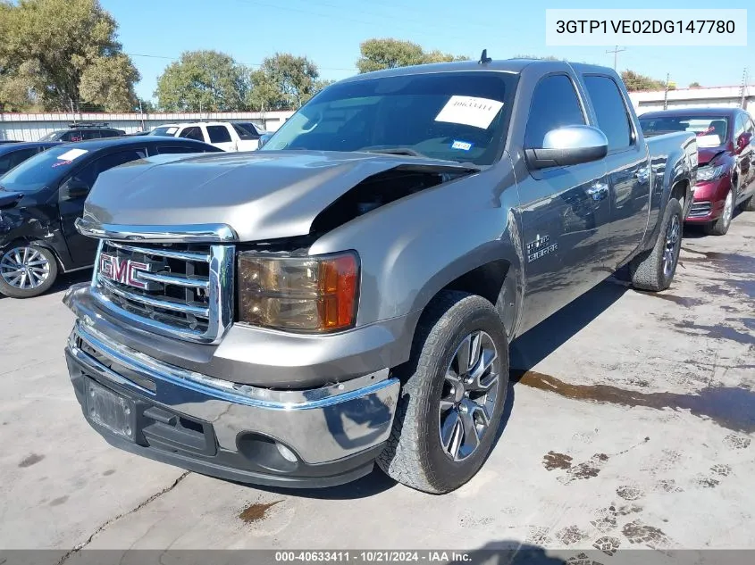 2013 GMC Sierra C1500 Sle VIN: 3GTP1VE02DG147780 Lot: 40633411