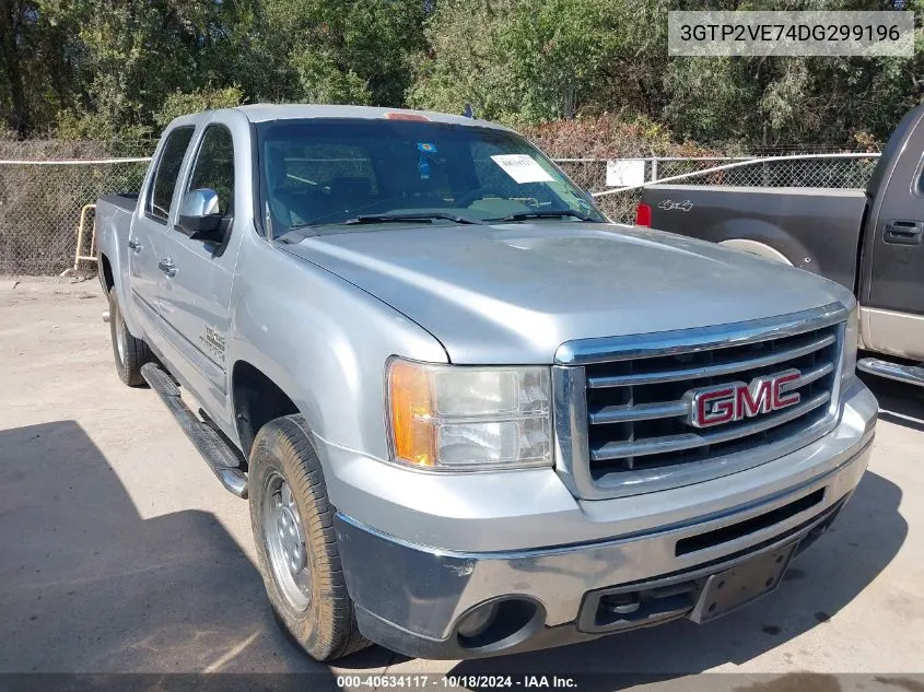 2013 GMC Sierra 1500 Sle VIN: 3GTP2VE74DG299196 Lot: 40634117