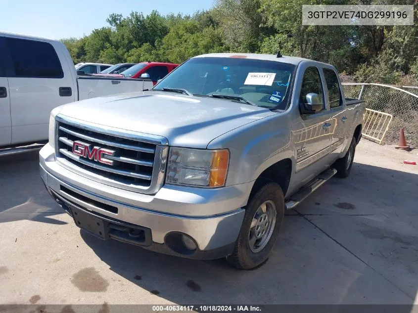 2013 GMC Sierra 1500 Sle VIN: 3GTP2VE74DG299196 Lot: 40634117