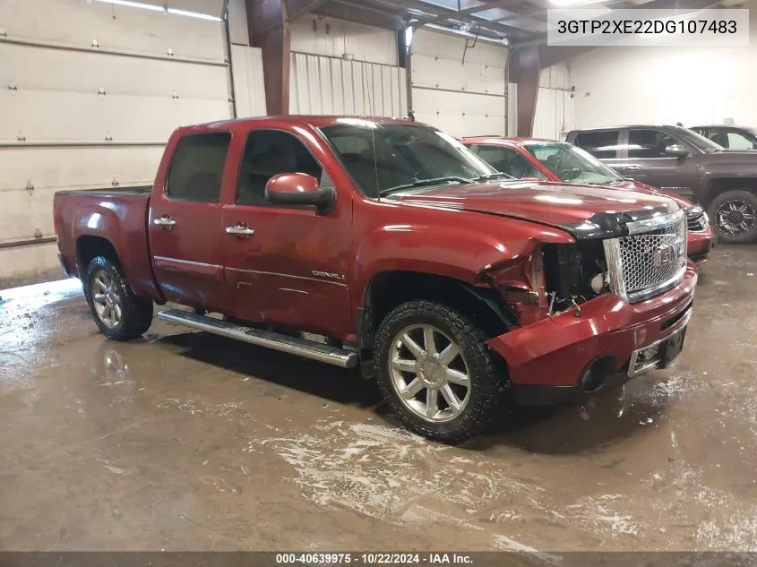 2013 GMC Sierra 1500 Denali VIN: 3GTP2XE22DG107483 Lot: 40639975