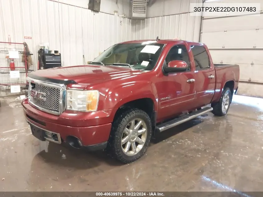 2013 GMC Sierra 1500 Denali VIN: 3GTP2XE22DG107483 Lot: 40639975