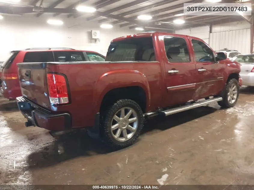 2013 GMC Sierra 1500 Denali VIN: 3GTP2XE22DG107483 Lot: 40639975