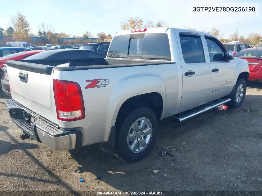 2013 GMC Sierra 1500 Sle VIN: 3GTP2VE78DG256190 Lot: 40641074