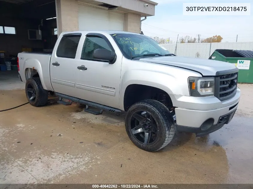 2013 GMC Sierra 1500 Sle VIN: 3GTP2VE7XDG218475 Lot: 40642262