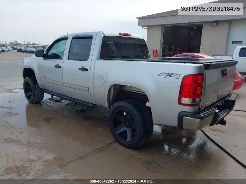 2013 GMC Sierra 1500 Sle VIN: 3GTP2VE7XDG218475 Lot: 40642262