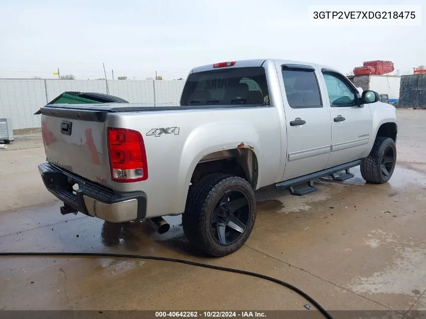 2013 GMC Sierra 1500 Sle VIN: 3GTP2VE7XDG218475 Lot: 40642262