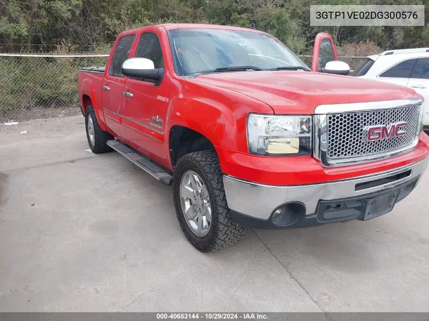 2013 GMC Sierra 1500 Sle VIN: 3GTP1VE02DG300576 Lot: 40653144