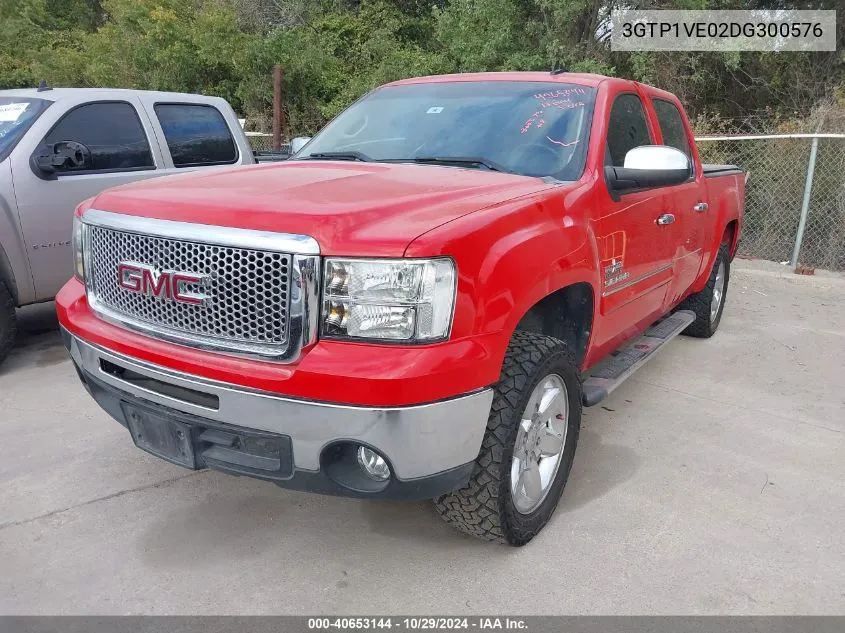 2013 GMC Sierra 1500 Sle VIN: 3GTP1VE02DG300576 Lot: 40653144