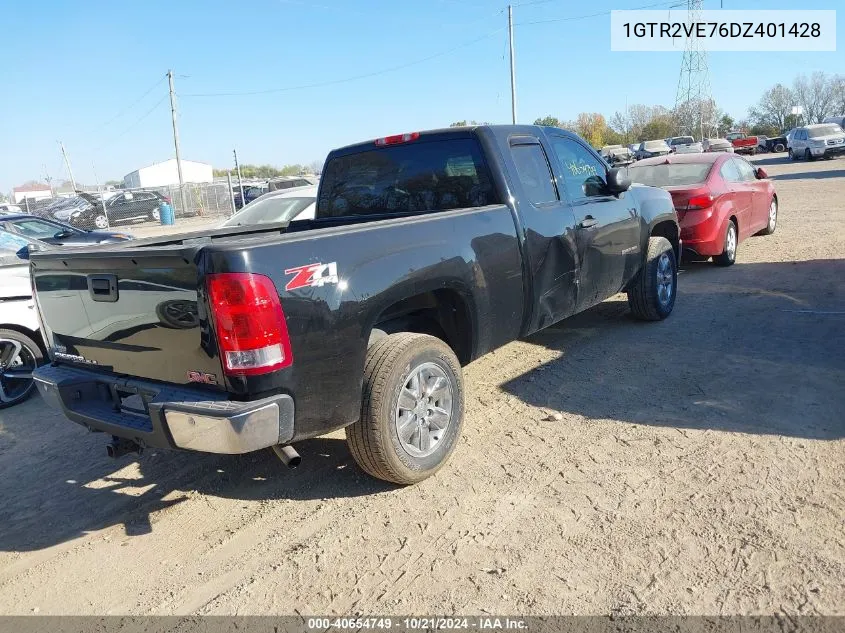 2013 GMC Sierra 1500 Sle VIN: 1GTR2VE76DZ401428 Lot: 40654749