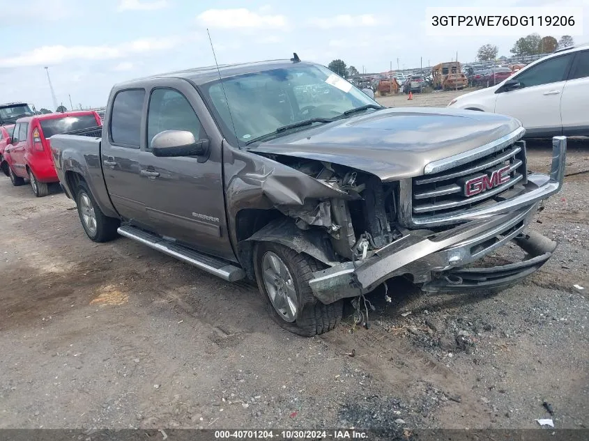 3GTP2WE76DG119206 2013 GMC Sierra 1500 Slt