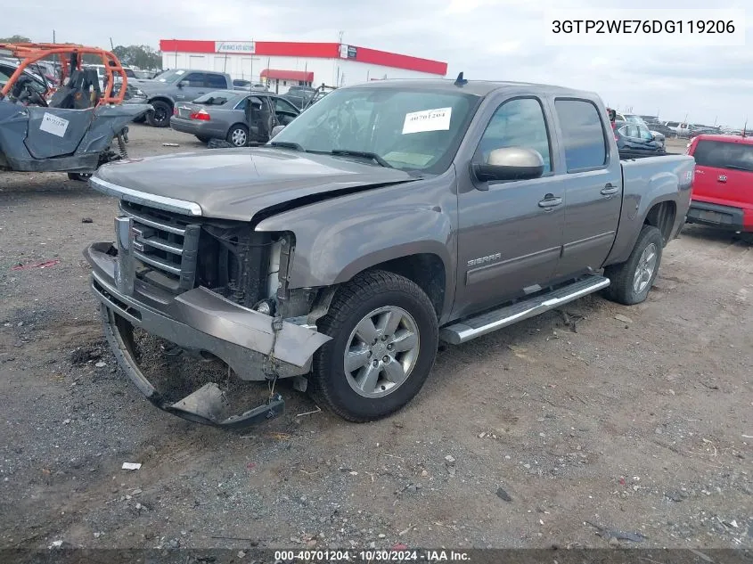 3GTP2WE76DG119206 2013 GMC Sierra 1500 Slt