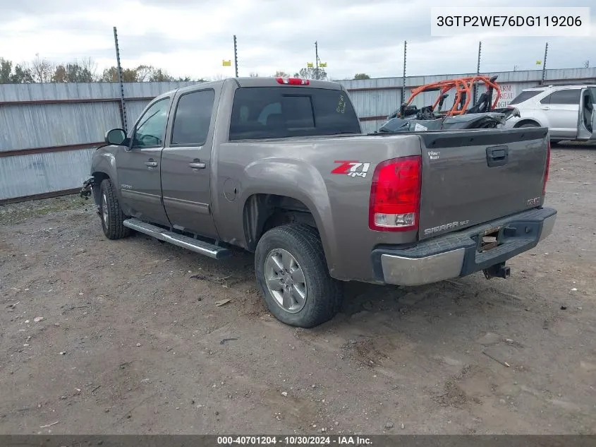 3GTP2WE76DG119206 2013 GMC Sierra 1500 Slt