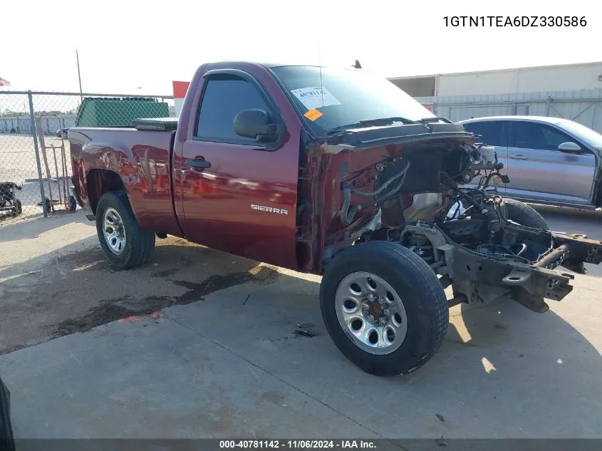 2013 GMC Sierra 1500 Work Truck VIN: 1GTN1TEA6DZ330586 Lot: 40781142