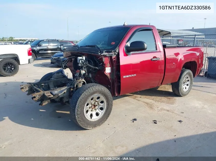 2013 GMC Sierra 1500 Work Truck VIN: 1GTN1TEA6DZ330586 Lot: 40781142