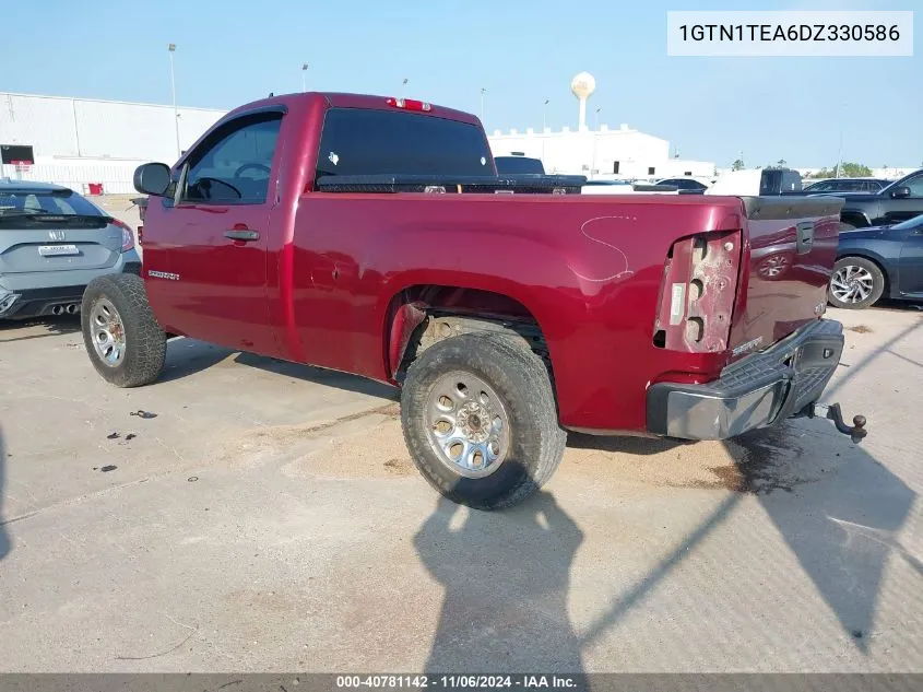 2013 GMC Sierra 1500 Work Truck VIN: 1GTN1TEA6DZ330586 Lot: 40781142