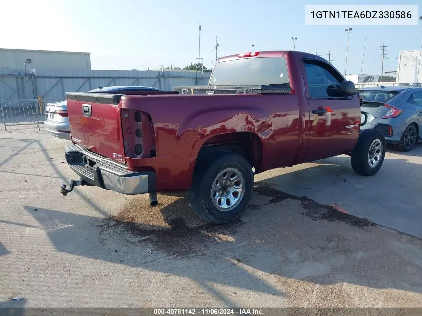 2013 GMC Sierra 1500 Work Truck VIN: 1GTN1TEA6DZ330586 Lot: 40781142