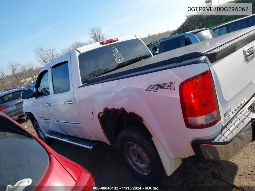 2013 GMC Sierra 1500 Sle VIN: 3GTP2VE70DG296067 Lot: 40840132