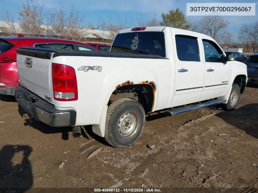 2013 GMC Sierra 1500 Sle VIN: 3GTP2VE70DG296067 Lot: 40840132