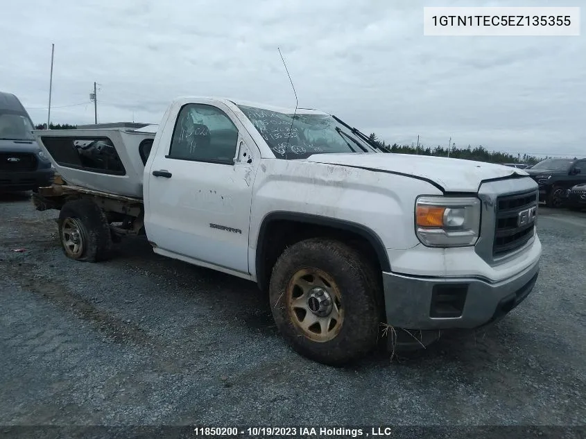 2014 GMC Sierra 1500 VIN: 1GTN1TEC5EZ135355 Lot: 11850200