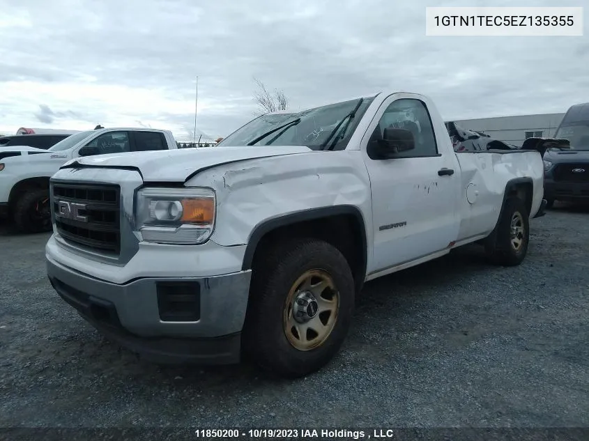 2014 GMC Sierra 1500 VIN: 1GTN1TEC5EZ135355 Lot: 11850200