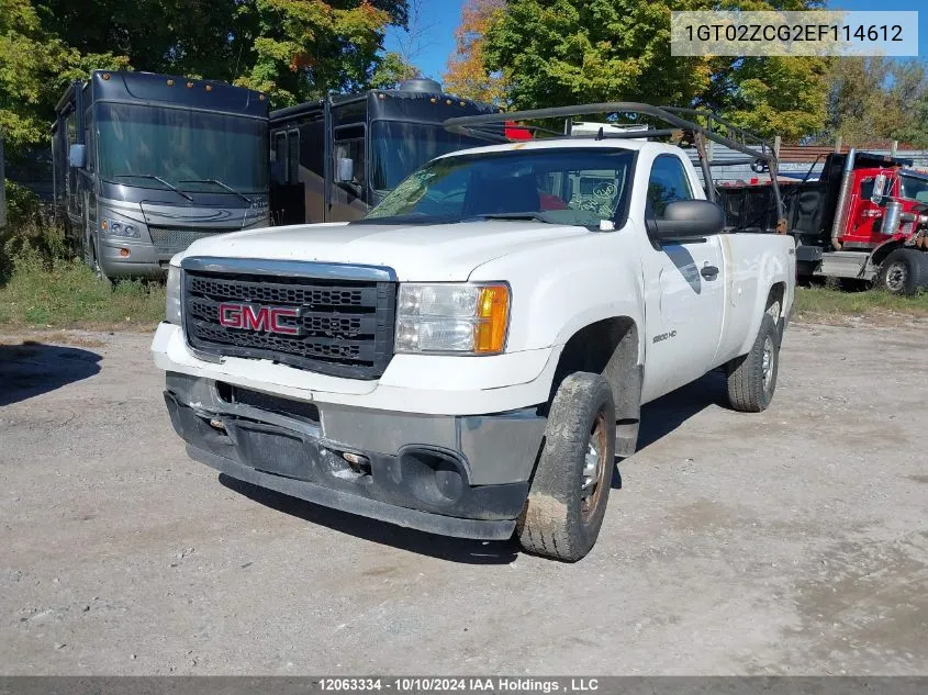 2014 GMC Sierra 2500Hd VIN: 1GT02ZCG2EF114612 Lot: 12063334