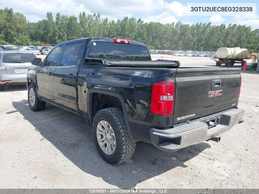 2014 GMC Sierra 1500 VIN: 3GTU2UEC8EG328338 Lot: 12076201