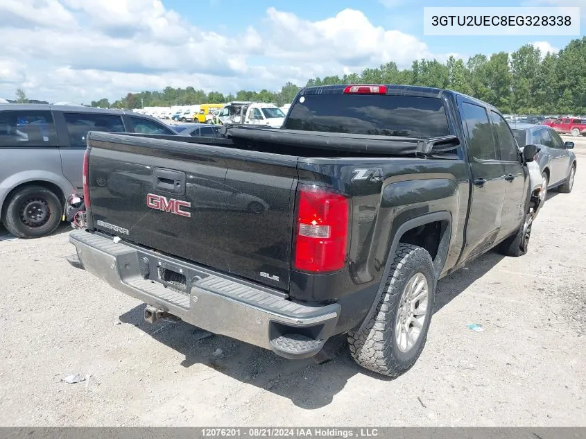 2014 GMC Sierra 1500 VIN: 3GTU2UEC8EG328338 Lot: 12076201