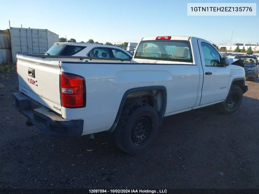 2014 GMC Sierra 1500 VIN: 1GTN1TEH2EZ135776 Lot: 12097594