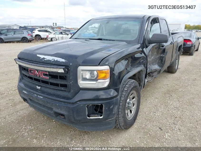 2014 GMC Sierra 1500 VIN: 3GTU2TEC3EG513407 Lot: 12104482