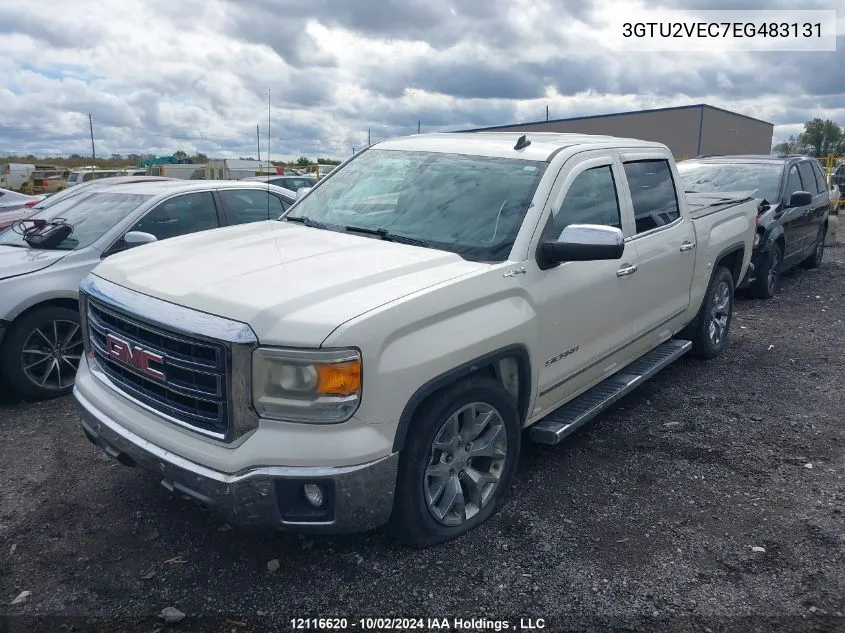 2014 GMC Sierra 1500 VIN: 3GTU2VEC7EG483131 Lot: 12116620