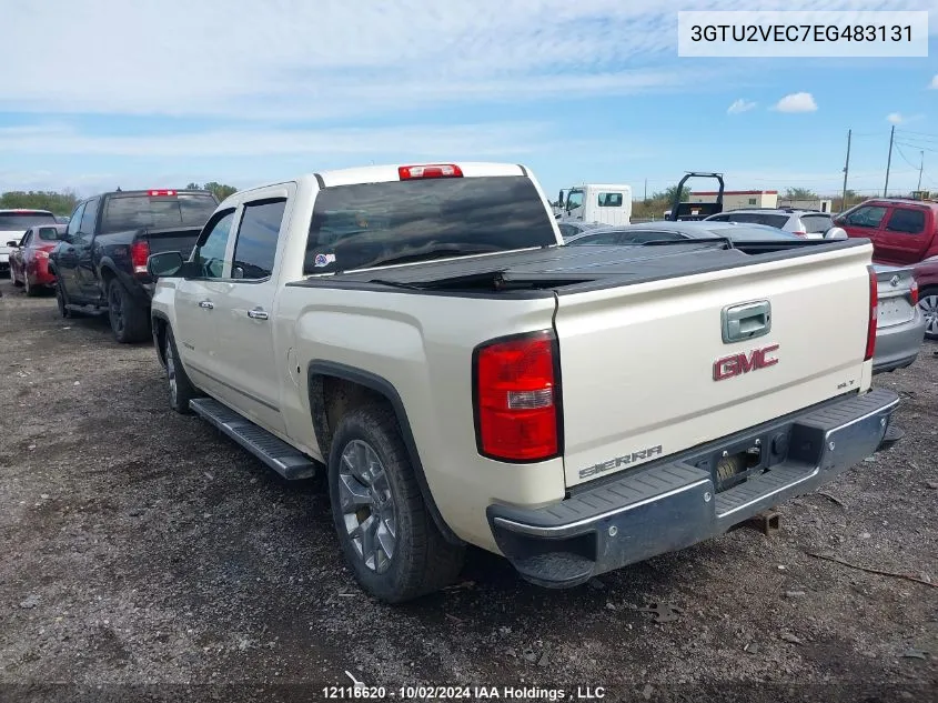 2014 GMC Sierra 1500 VIN: 3GTU2VEC7EG483131 Lot: 12116620