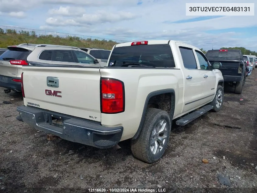 2014 GMC Sierra 1500 VIN: 3GTU2VEC7EG483131 Lot: 12116620