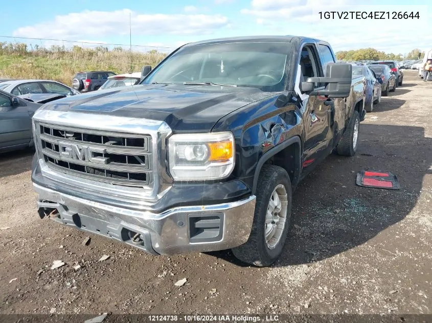 2014 GMC Sierra 1500 VIN: 1GTV2TEC4EZ126644 Lot: 12124738