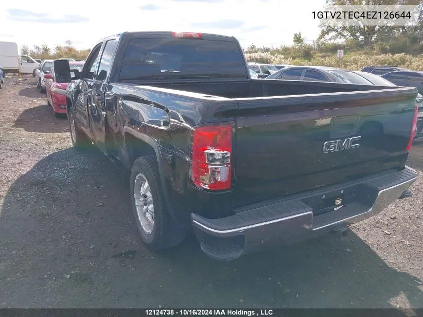 2014 GMC Sierra 1500 VIN: 1GTV2TEC4EZ126644 Lot: 12124738