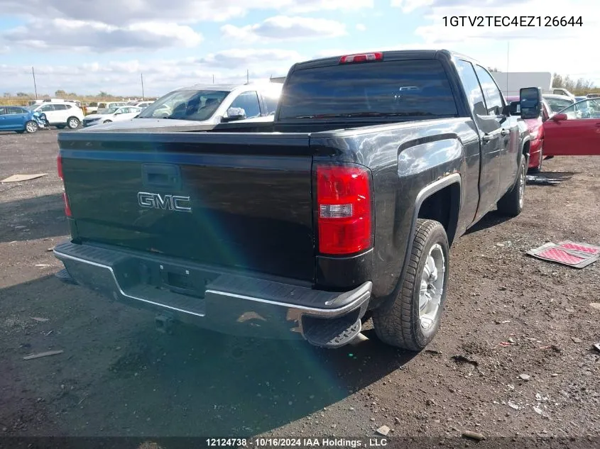 2014 GMC Sierra 1500 VIN: 1GTV2TEC4EZ126644 Lot: 12124738